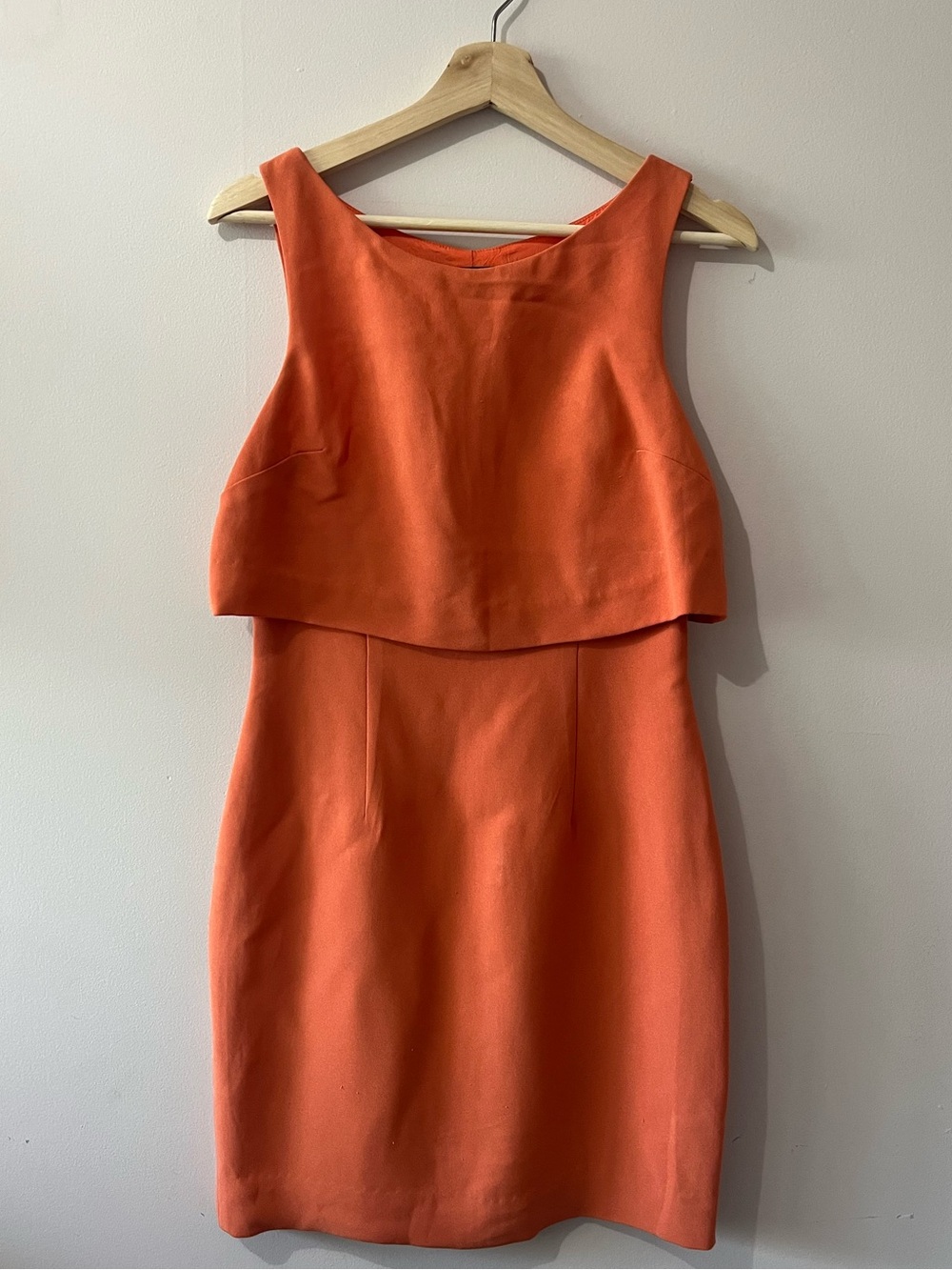 Nicole Miller Vintage Y2K Orange Sheath Cocktail Dress | Size 6